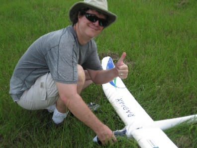 Dave Casey and his Electric Radian. This is a great starter sailplane.