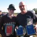 Proud dad and son Jamie with spoils from 2009 FSS Series
